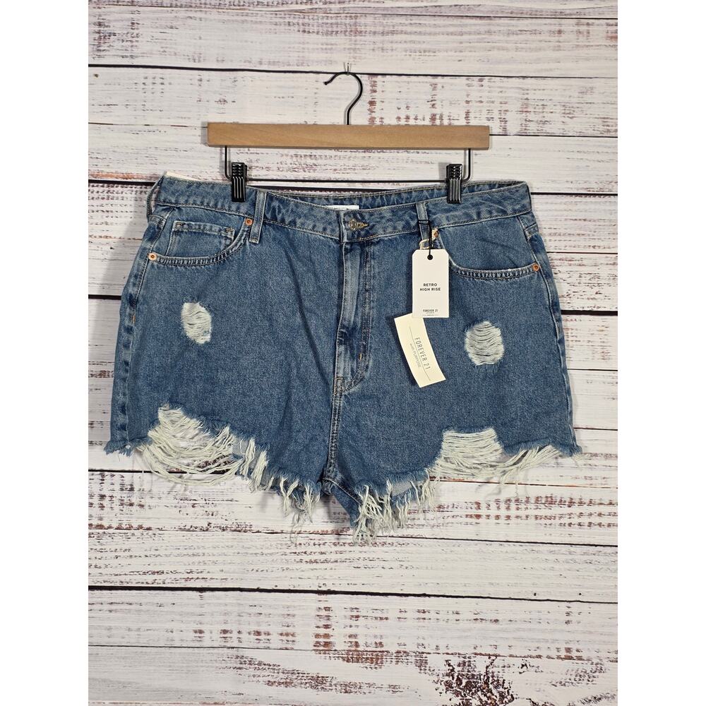 Forever 21 retro high rise womens short plus size 33